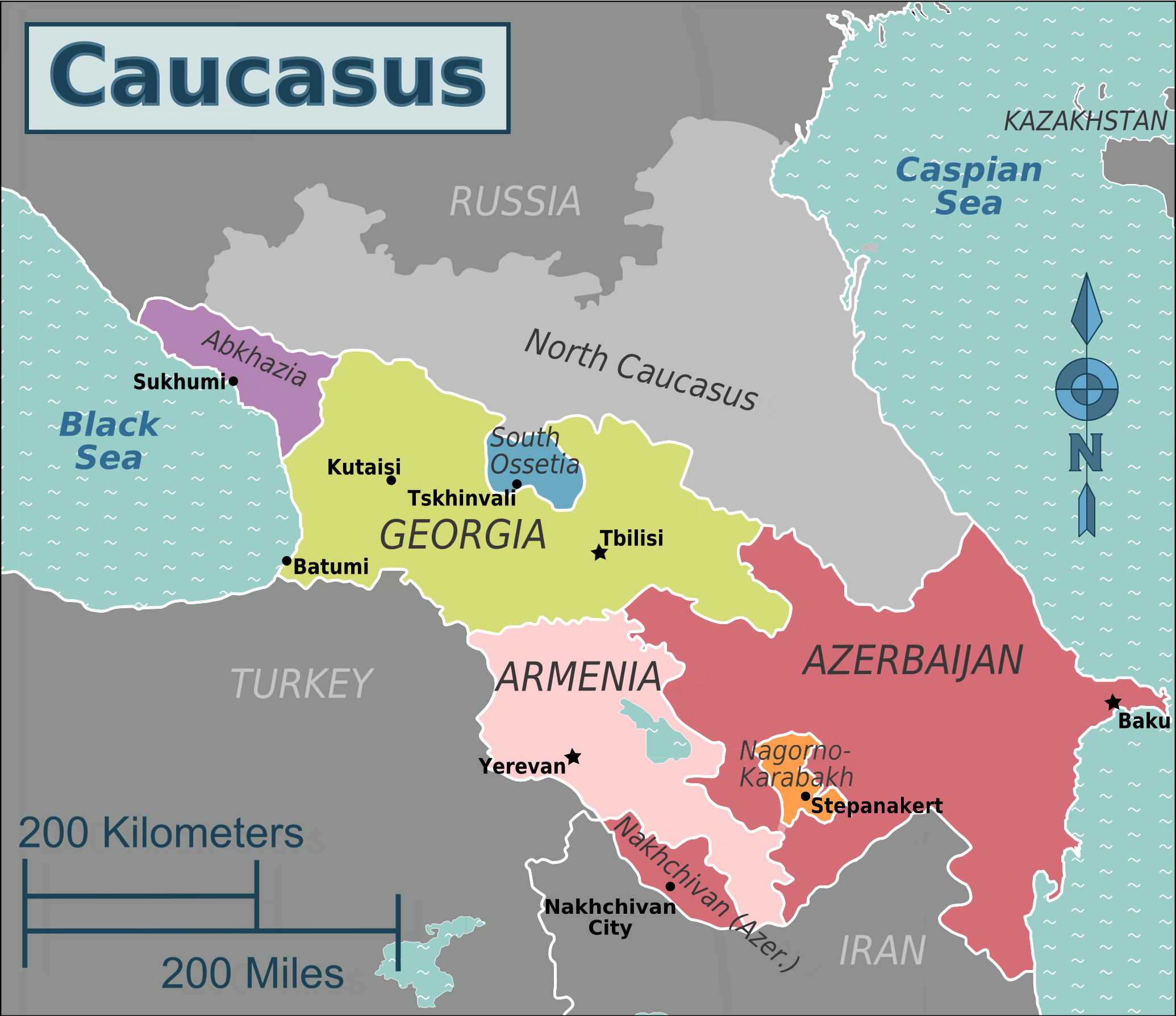 map caucasus mountains        <h3 class=